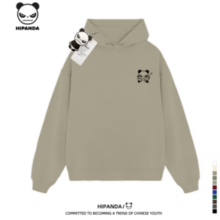 HIPANDA 你好熊猫 重磅连帽针织卫衣