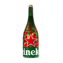 喜力（Heineken）香槟瓶啤酒 荷兰原装进口经典啤酒 全麦酿造 原麦汁浓度≥11.4°P 1.5L 1瓶