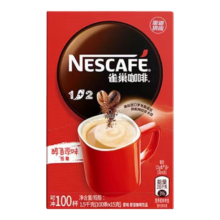 再降价、京东百亿补贴、plus会员：雀巢（Nestle）1+2原味速溶咖啡粉15g*100条 袋装