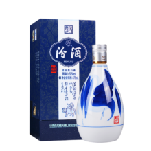 20点、plus会员：汾酒 青花20 清香型白酒 53度 375mL 1瓶 *2件