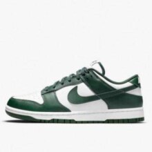 NIKE 耐克 Dunk Low Retro 白绿 防滑耐磨低帮板鞋