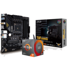 AMD 锐龙CPU 处理器 搭华硕B450B550CPU主板套装 板U套装 华硕TUF B550M-PLUS WIFIⅡ重炮手 R7 5700X(散片)套装