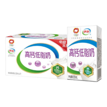 伊利 高钙低脂牛奶整箱 250ml*21盒 加25%钙 早餐伴侣 礼盒装