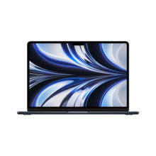 Apple/苹果AI笔记本/2022MacBookAir13.6英寸M2(8+10核)16G 256G 午夜色电脑 Z1600095H【定制】