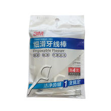 3M 细滑牙线棒袋装 40支