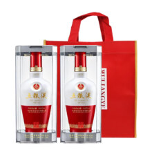 京东百亿补贴：五粮液 1618 浓香型白酒 52度 500ml*2瓶 年份随机（含礼品袋）