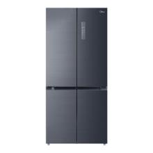 美的（Midea）507升十字对开四门冰箱 大容量一级超薄无霜 19分钟急速净味 双循环【508姐妹款】BCD-507WTPZM(E)