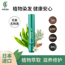 Sastty 利尻昆布 日本进口植物染发棒染发笔20g 浅棕色 无刺激遮白发一次性便携