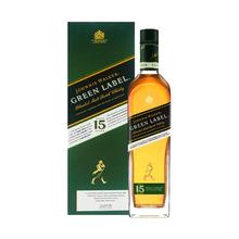 JOHNNIE WALKER 尊尼获加 绿牌 15年 调和 苏格兰威士忌 43%vol 750ml