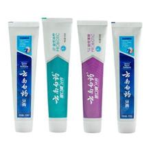 云南白药牙膏 清新口气益生菌洁齿护龈环保套装4支410g送便携购物袋