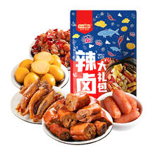 盐津铺子 零食礼包12种约70小包564g休闲零食小吃鸭脖鹌鹑蛋小鱼