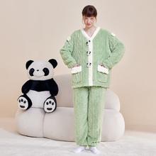 LEDIN 乐町 女士保暖可外穿家居服