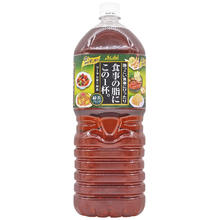 Asahi 朝日啤酒 临期日本进口朝日新品玄米普洱绿茶味健康0脂饮料品2000ml单大瓶
