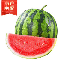 京东PLUS：Mr.Seafood 京鲜生 甘美西瓜 1个装 单果3kg*6件