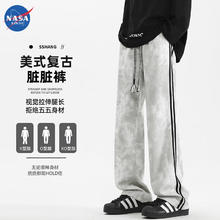 NASA RHUDE 女士美式休闲脏脏裤