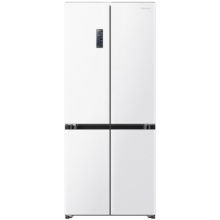 海信（Hisense）470小魔方冰箱超薄零嵌入式四开门十字家用智控变温一级能效双变频净味大容量BCD-470WMK1DPU 云锦白