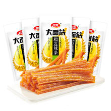 WeiLong 卫龙 榴莲大面筋50g*5袋选用纯正猫山王榴莲粉