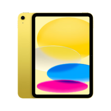 京东百亿补贴、plus会员立减:Apple/苹果 iPad10 10.9英寸平板电脑 256GB WIF版 黄色 全新原封未激活 海外版