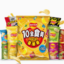 88VIP！Lay's 乐事 10全食美 零食薯片大礼包 混合口味 410g