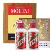 京东百亿补贴：茅台 飞天 53度 酱香型白酒 100ml*2瓶 小可爱礼盒（i茅台）
