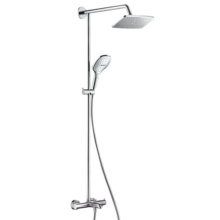 汉斯格雅（Hansgrohe）淋浴花洒 双飞雨240mm顶喷恒温浴缸龙头淋浴管花洒套装 26777007