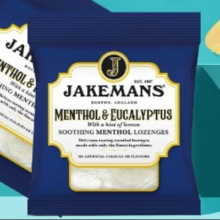 再补货：JAKEMANS 按叶味糖 英国进口润喉糖73g