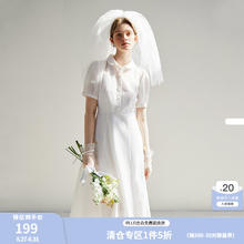 范思蓝恩 减龄初恋小白裙