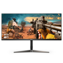 飞利浦 34英寸WQHD IPS带鱼屏144Hz1msHDR 分屏升降 96%Adobe 电竞显示器 高清直播 PS5游戏显示屏345M2R