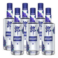 LANGJIU 郎酒 顺品郎 蓝顺 浓酱兼香型白酒 45度 480mL 6瓶
