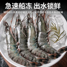 88VIP会员：加州牛仔 进口黑虎虾鲜活速冻老虎虾 900g*2盒