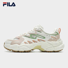 FILA 斐乐 女鞋老爹鞋2024夏季新款蕨草鞋休闲鞋男鞋运动鞋