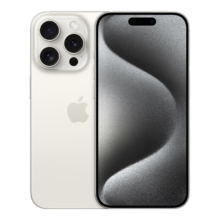 Apple/苹果 iPhone 15 Pro (A3104) 256GB 白色钛金属 【快充套装】