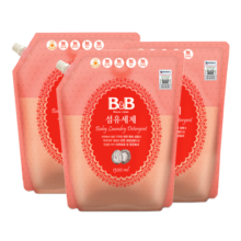 保宁米迪恩必恩贝婴幼儿宝宝B&B洗衣液袋装补充装1300ml*3（共3袋）