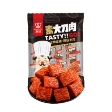 PLUS会员、需首购、需弹券：双娇 香辣素大刀肉辣条零食 208g