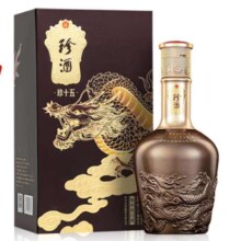 京东百亿补贴、plus会员：珍酒珍十五（龙）珍藏龙年 53度酱香型白酒 单瓶装500ml*1 龙年生肖酒