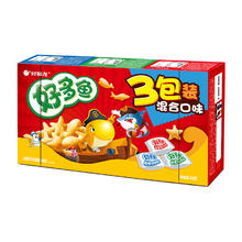 88VIP会员：Orion 好丽友 好多鱼 焙烤型马铃薯膨化食品 3口味 99g（浓香番茄味+脆香烧烤味+鲜香海苔味）