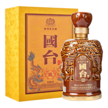 国台 龙酒 酱香型白酒 53度 500ml单瓶装 茅台镇陈年份老酒收藏 酱酒
