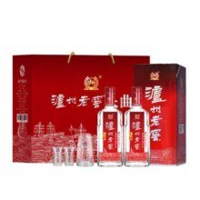 PLUS会员：LUZHOULAOJIAO 泸州老窖 头曲 浓香型白酒 55度 625mL 2瓶礼盒+赠六年头500ml一瓶