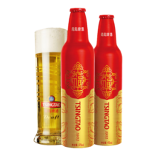 青岛啤酒鸿运当头 中秋送礼 473mL 8瓶 铝瓶礼盒装7月产