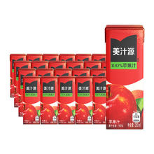 88VIP会员：Coca-Cola 可口可乐 虞书欣代言美汁源100%苹果汁250ml*6盒*4组可口可乐0脂肪饮料