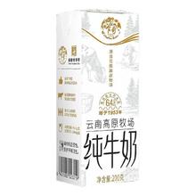 乍甸 云南白金纯牛奶 200g*12盒