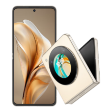plus会员：概率劵：nubia努比亚 Flip 12GB+256GB 奶茶色 5000万后置双摄 120Hz屏