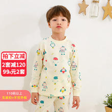 小狗比格 儿童纯棉内衣套装 多款多码可选