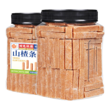 有券的上、需首购、plus会员：每果时光 山楂条 400g/罐