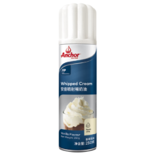 安佳(Anchor)比利时进口 喷射动物淡奶油稀奶油250g 烘焙原料奶盖甜品*3件