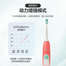 飞利浦电动牙刷成人声波震动牙刷情侣款牙刷自动牙刷 生日礼物送女友送男友 HX6225/16