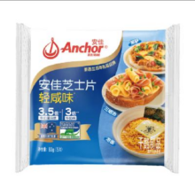 PLUS会员：Anchor 安佳 新西兰进口 切达干酪奶酪芝士片83g