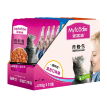 plus，需首购，需凑单：麦富迪 猫咪湿粮肉粒包 猫咪恋混合装 85g*12*2件
