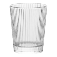 概率券：网红玻璃 创意竖纹矮杯1个 200ml