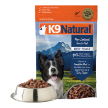 K9 Natural狗粮 牛肉500g 拉布拉多幼成犬狗粮进口大型犬狗狗冻干